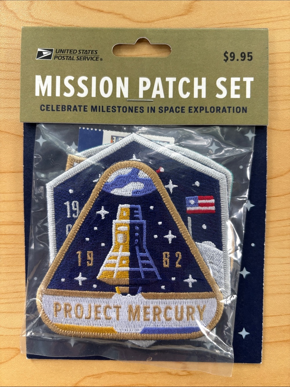 USPS Mission Patch Set Honor 2018 Sally Ride Stamp, Inspired by NASA